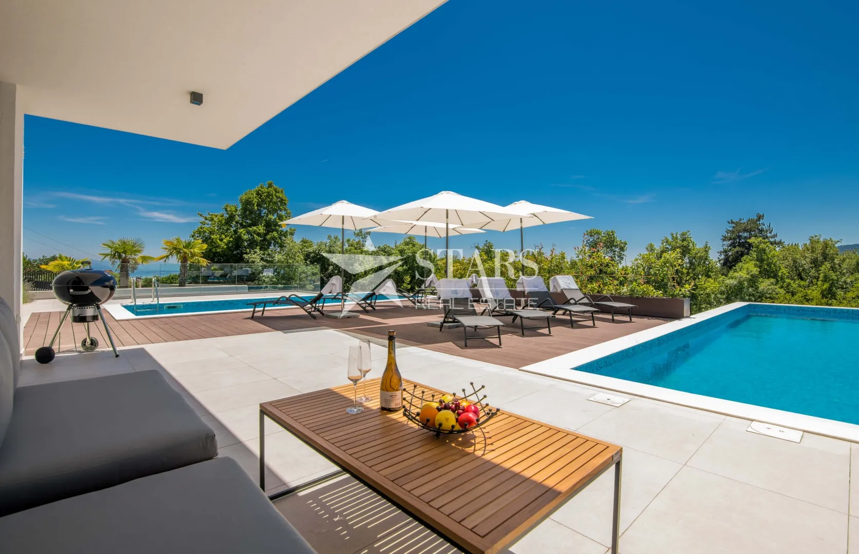 opatija, veprinac - villa s bazenom, garažom i pogledom na more - slika 19