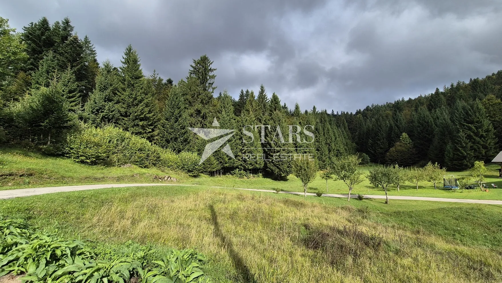 gorski kotar, tršće - građevinski teren 1000 m2 sa glavnim projektom - slika 6