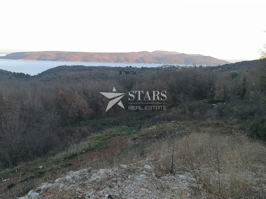 mošćenička draga, brseč, građevinsko zemljište za dvije kuće s bazenom 2844m2 - slika 2