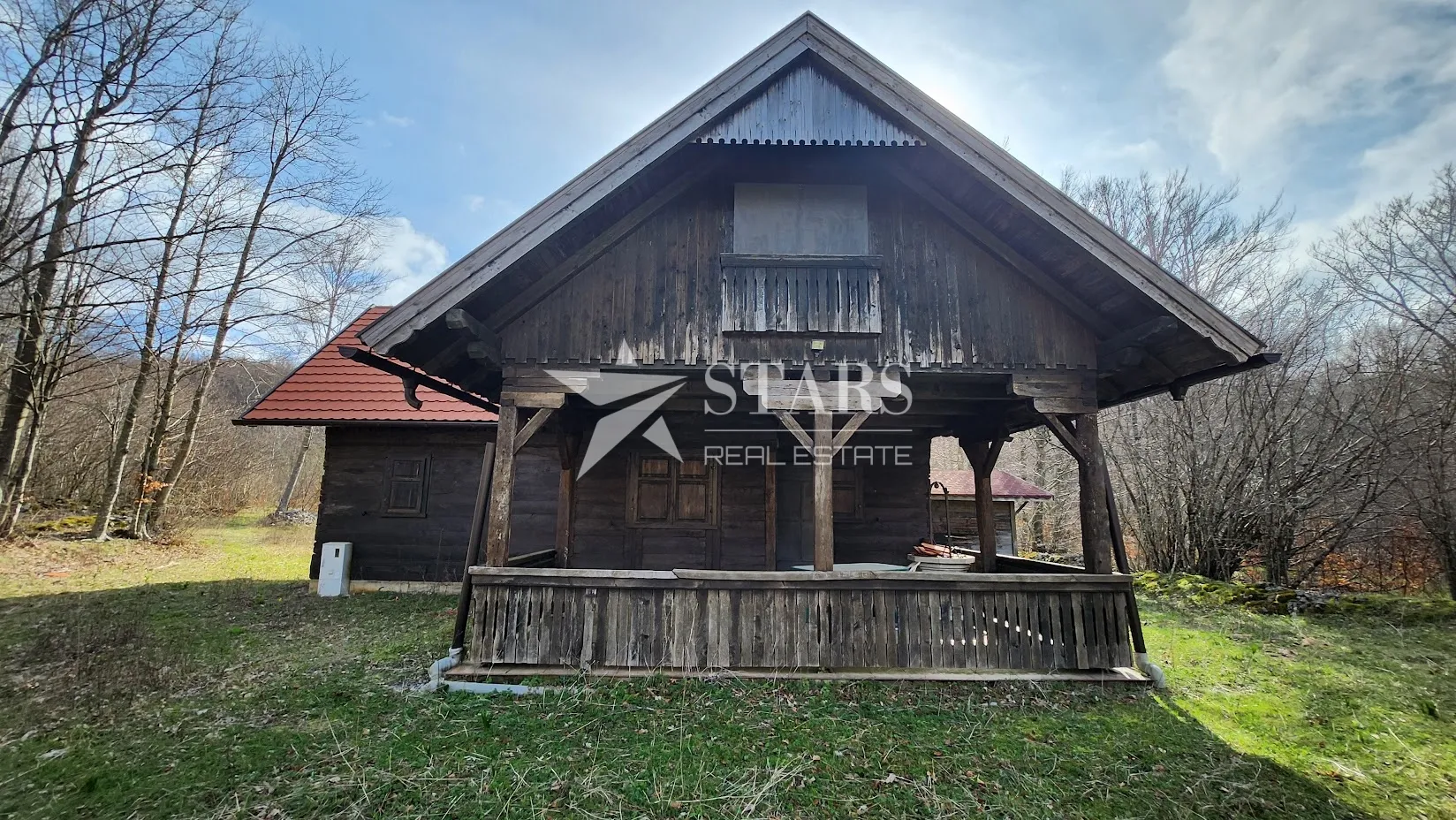 gorski kotar, lič, okolica - hrastova brvnara na osami - slika 14