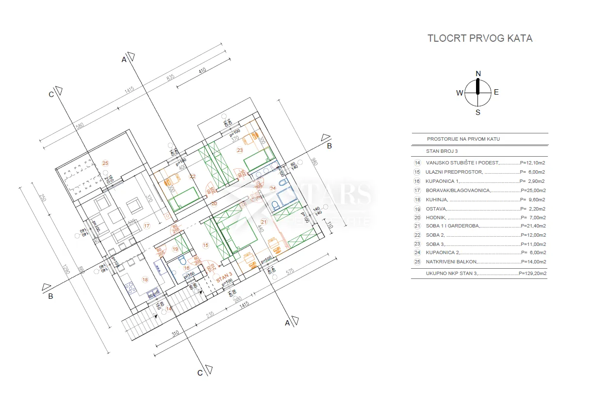 kastav, žegoti – 3s+db novogradnja, garaža, okućnica - slika 9