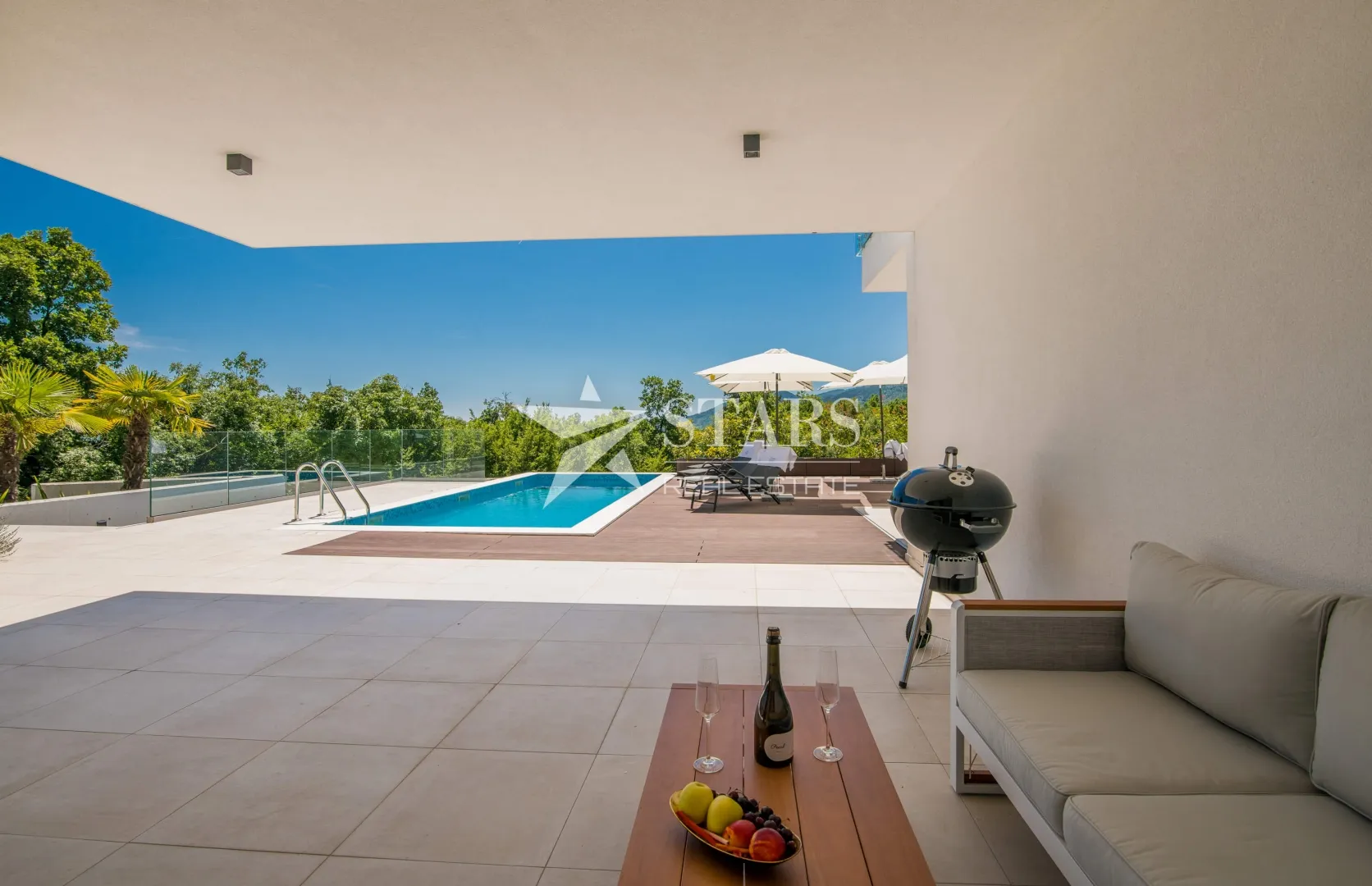 opatija, veprinac - villa s bazenom, garažom i pogledom na more - slika 21