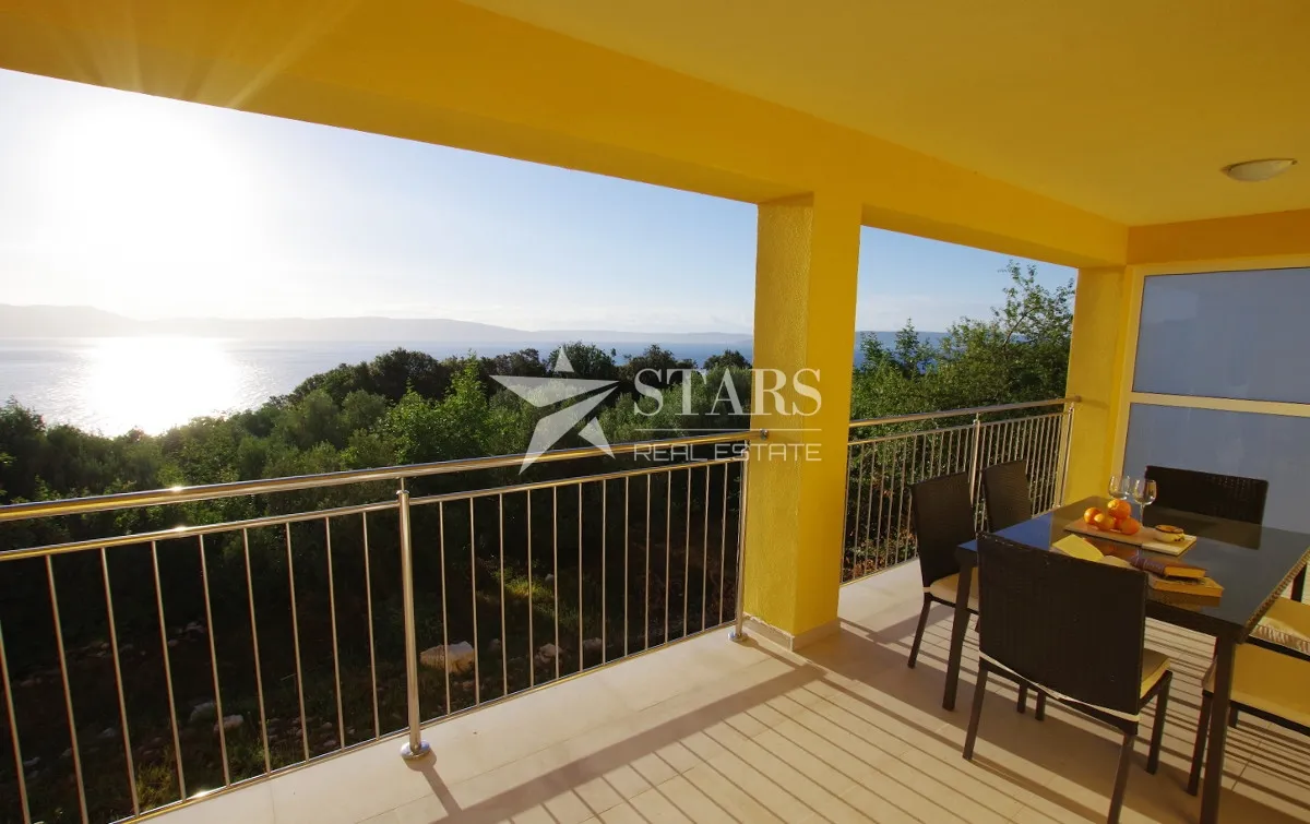 istra, labin - apartmanska kuća s bazenom i panoramskim pogledom na more - slika 19