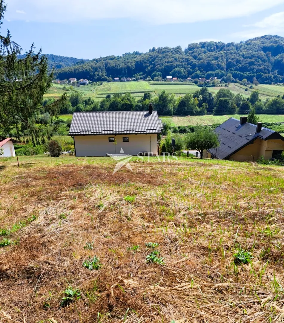 Duga Resa - Građevinsko zemljište s panoramskim pogledom na Mrežnicu - Gornje Mrzlo Polje Mrežničko, Duga Resa