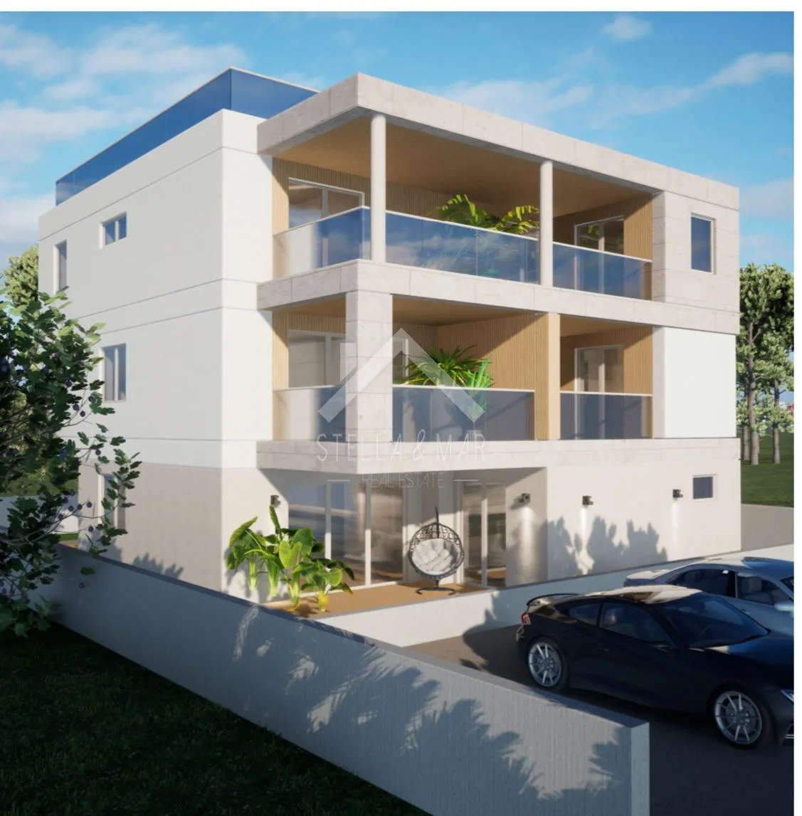 penthouse s pogledom na more, novogradnja - vir, centar - slika 3