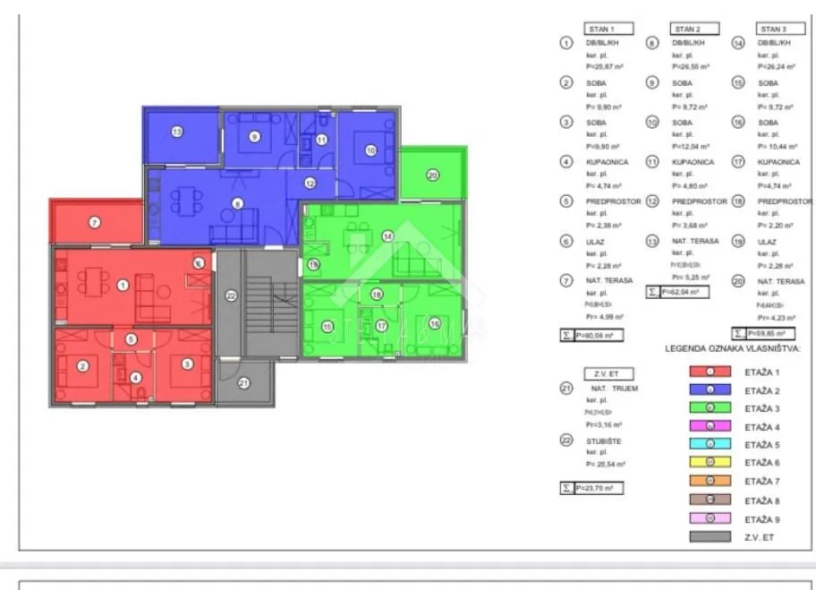 moderan dvosobni apartman sa vrtom - privlaka - slika 17