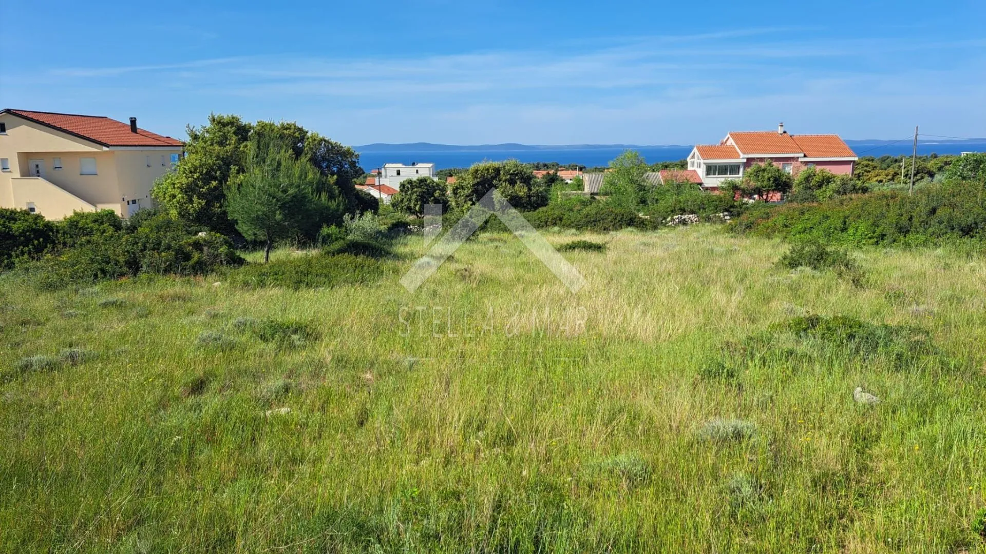 Građevinsko zemljište sa pogledom na more - Vir