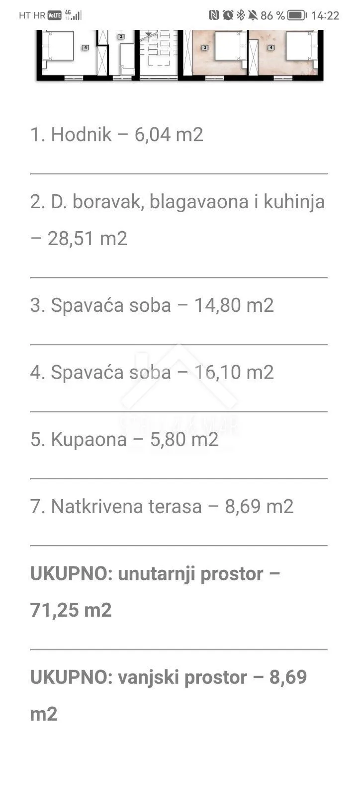 komforan stan/apartman sa pogledom na more - bogovići, malinska - slika 16