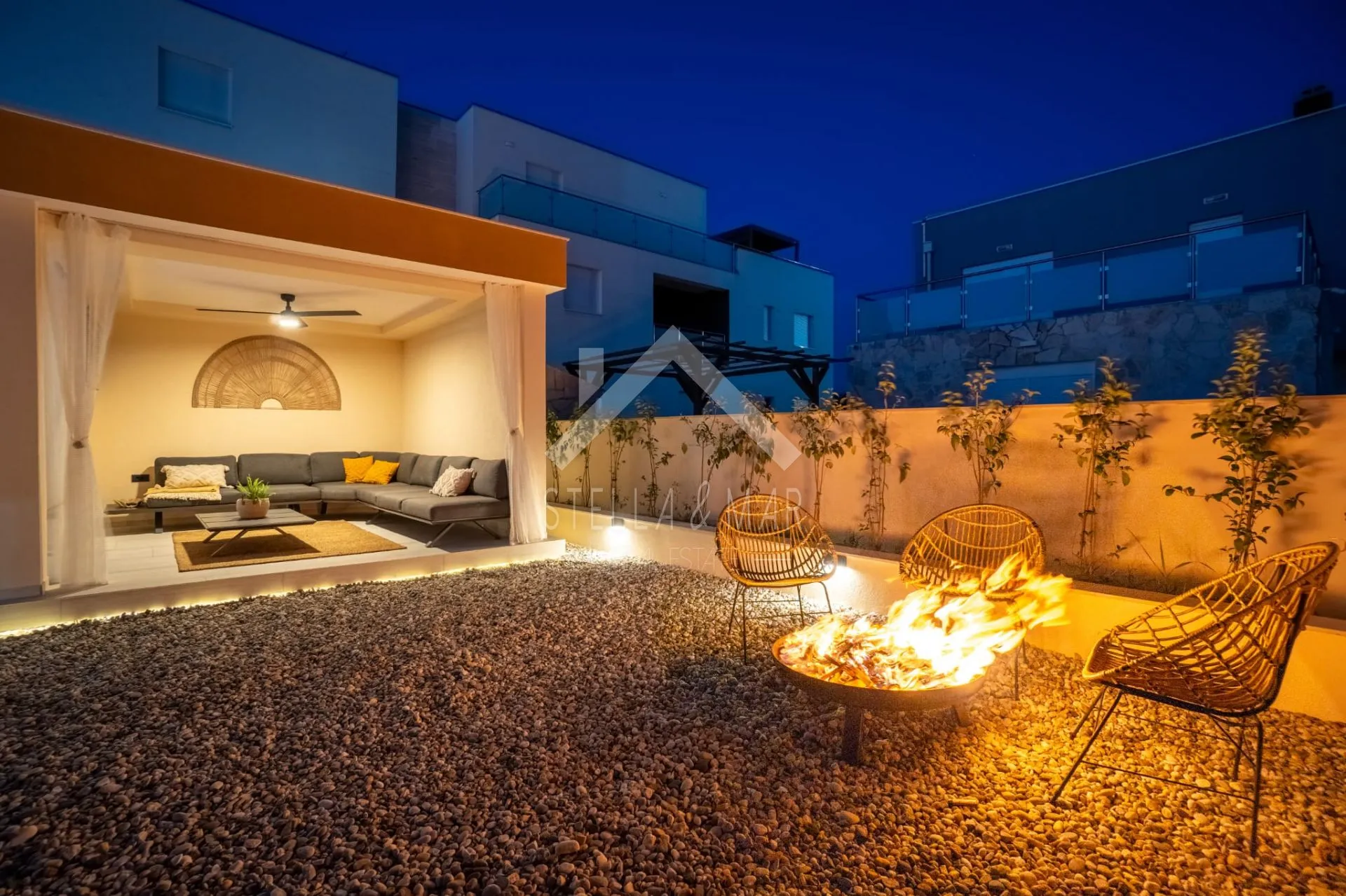 villa sa bazenom, pogled na more - privlaka - slika 15