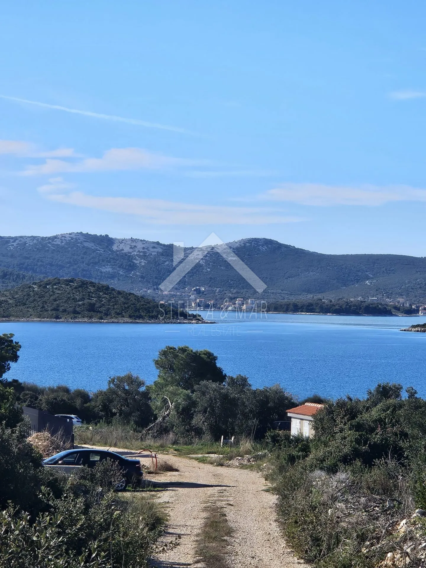 građevinsko zemljište 500m2 pogled na more - turanj - slika 2