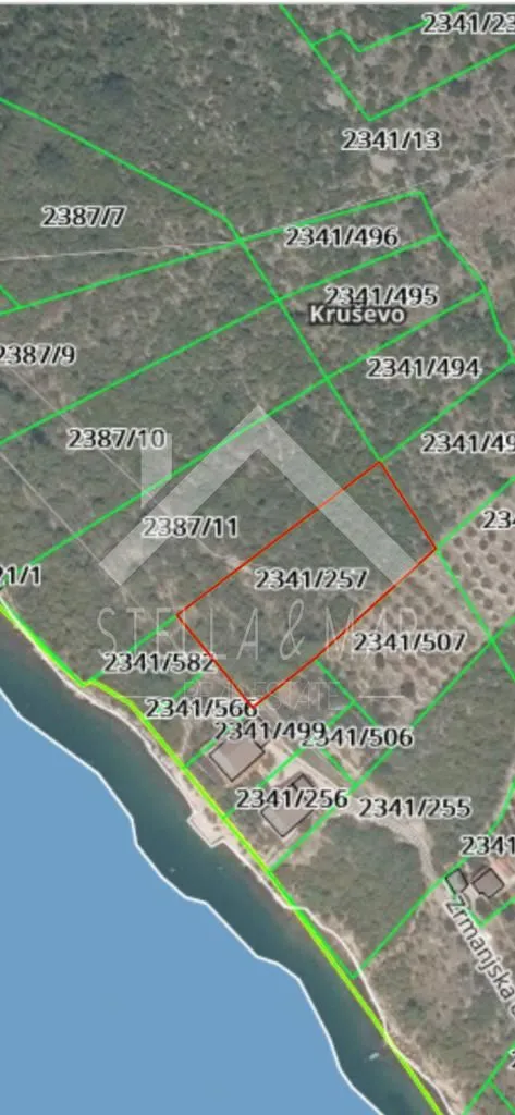 prilika**zemljište 3 red do mora - kruševo - slika 3