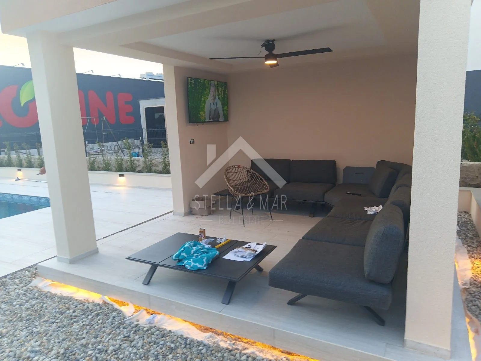 villa sa bazenom, pogled na more - privlaka - slika 3