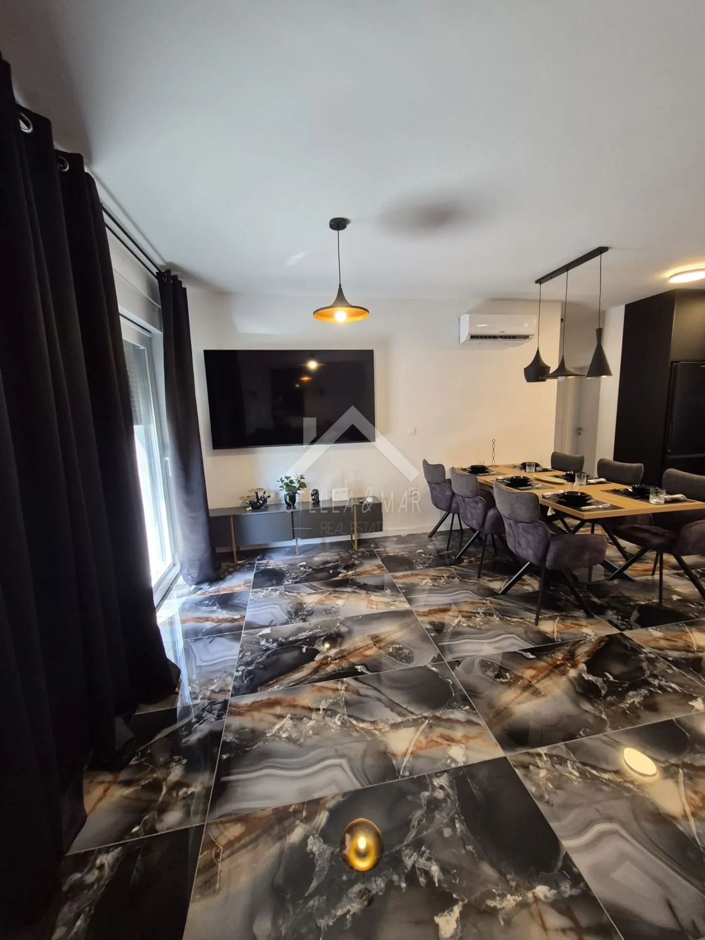 Trosobni apartman, namješten, Novogradnja - Vir