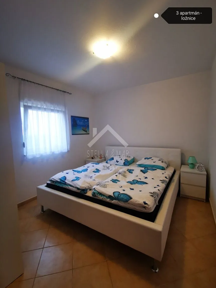 kuća sa 3 apartmana, pogled na more - vir - slika 14