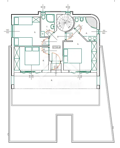 penthouse 2. red do mora top nekretnina - kožino, zadar - slika 34