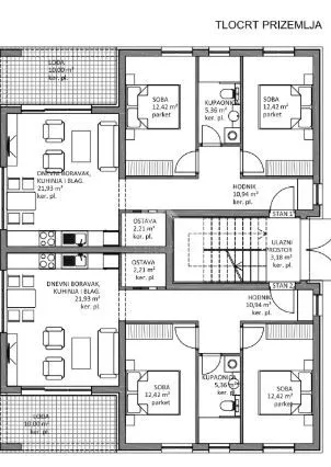 dvosobni apartman u centru, novogradnja! vir - slika 11