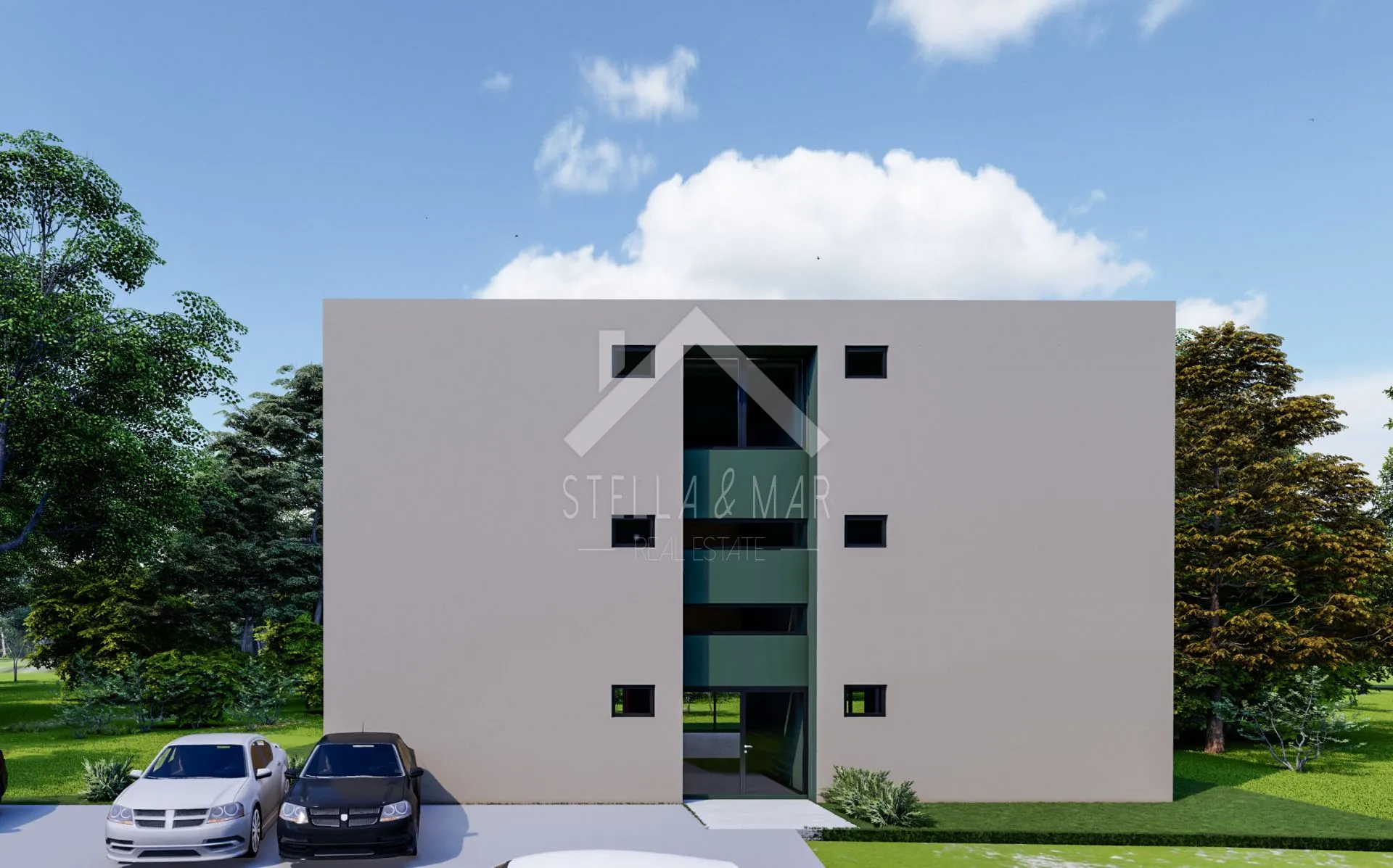 dvoetažan stan 140m2, 5 soba, u centru - vir, centar - slika 12