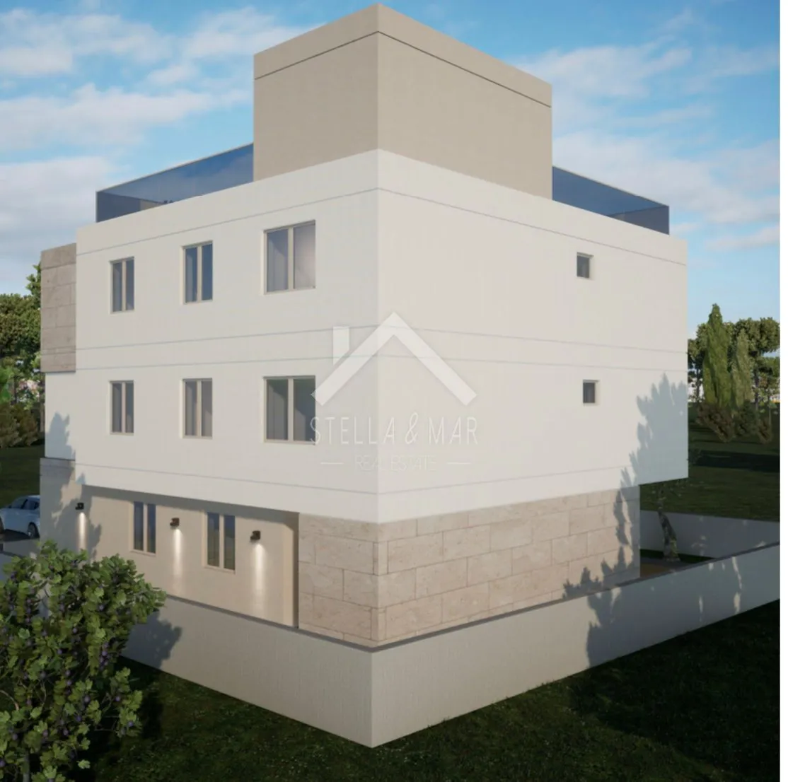 penthouse s pogledom na more, novogradnja - vir, centar - slika 2