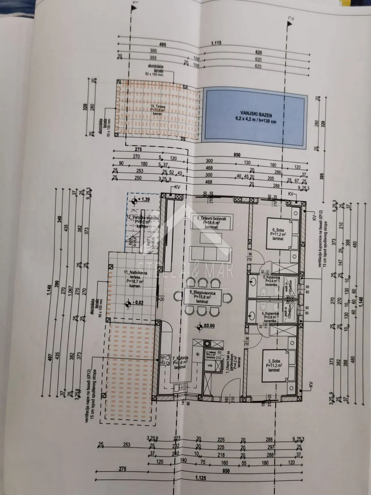 luksuzna villa sa bazenom u centru - vir - slika 55