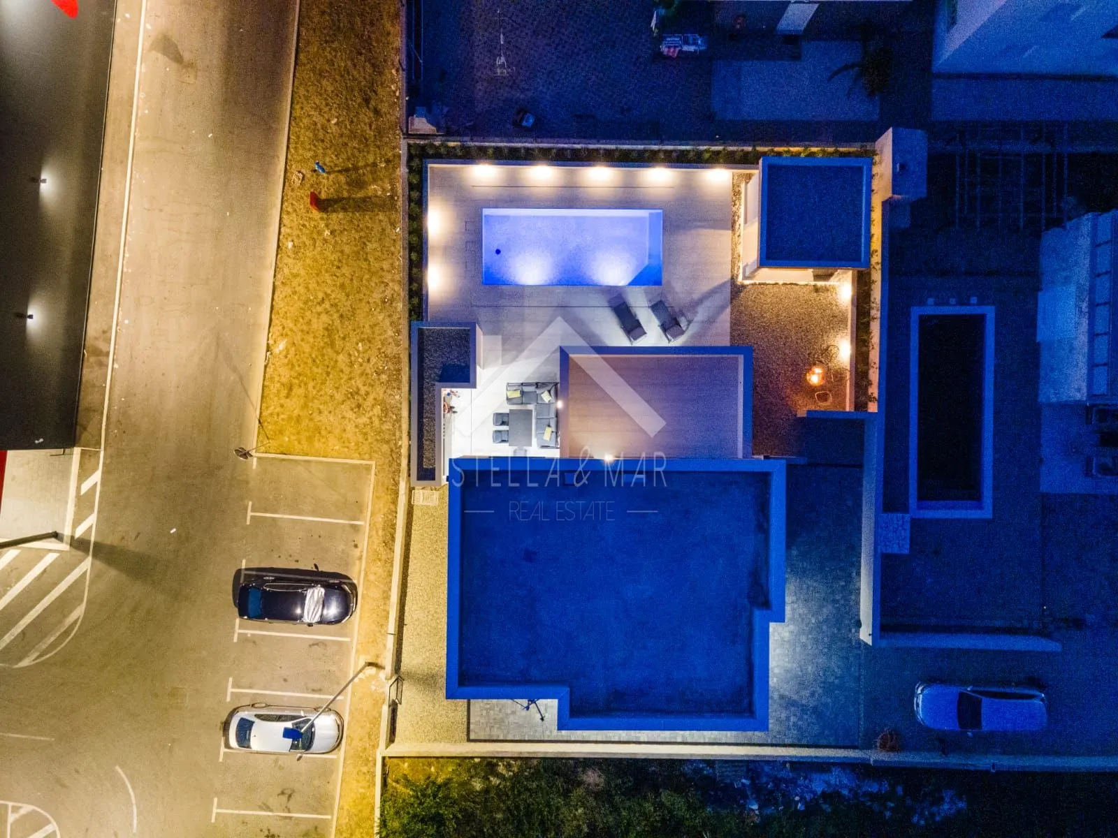 villa sa bazenom, pogled na more - privlaka - slika 16