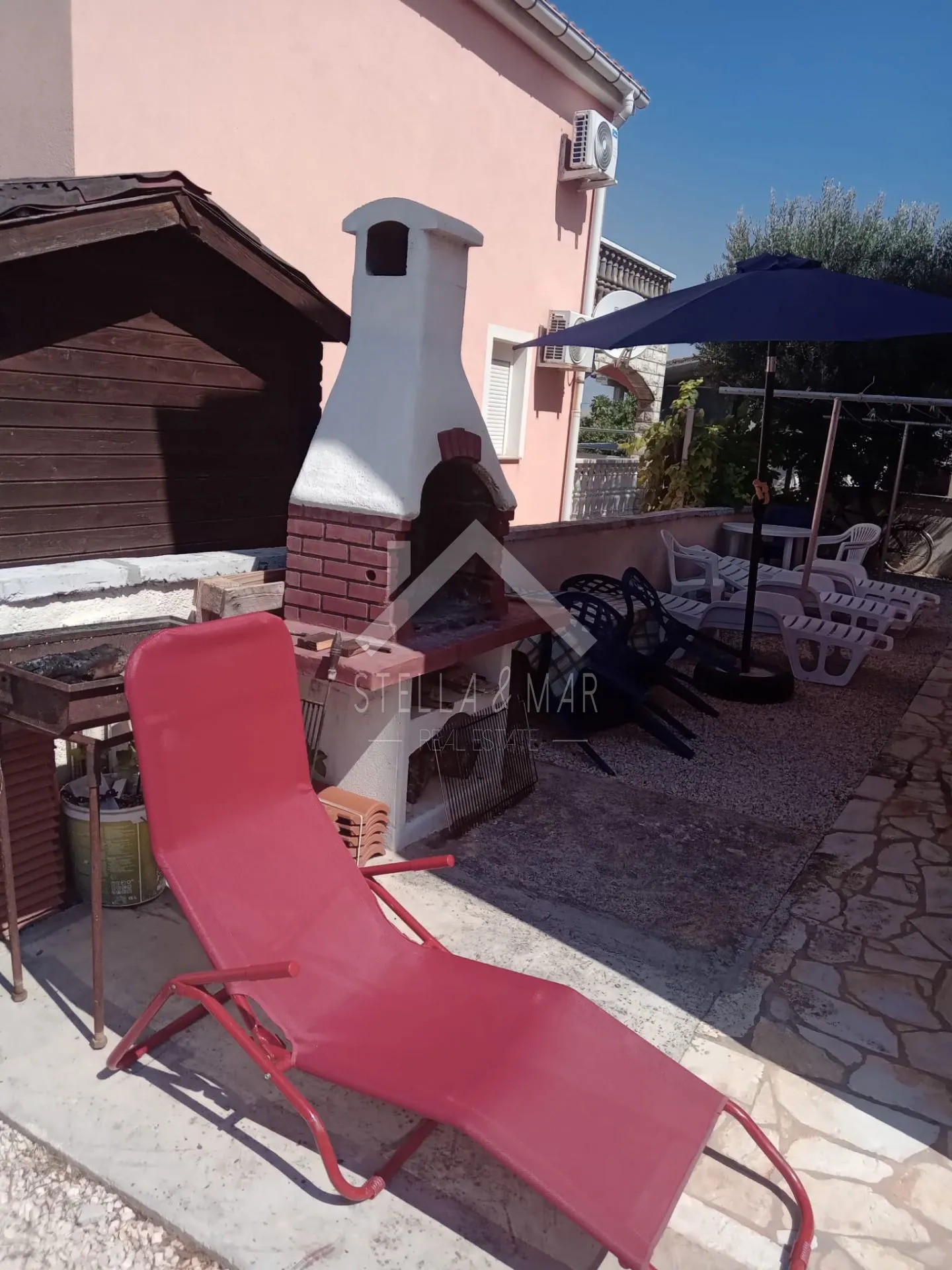 kuća sa 4 apartmana , pogled na more - vir - slika 9