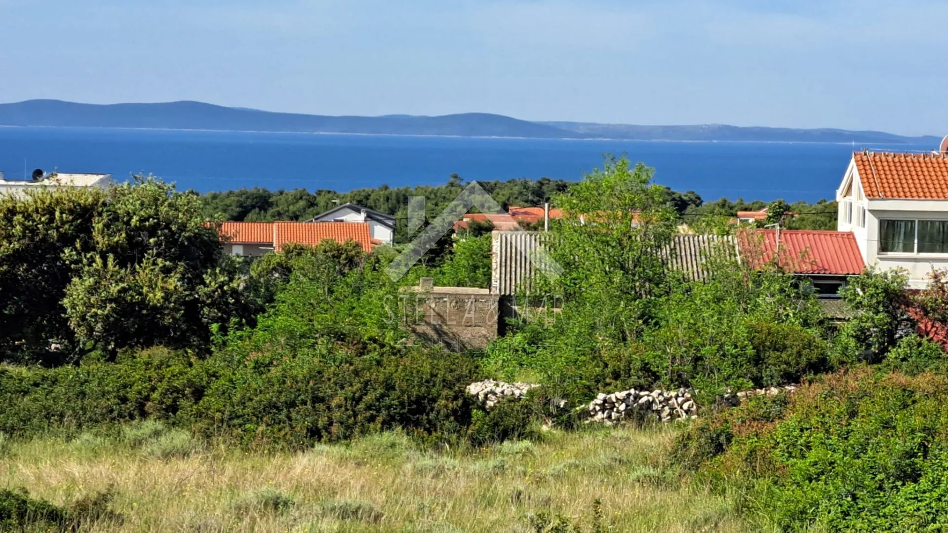 Građevinsko zemljište, pogled na more - Vir