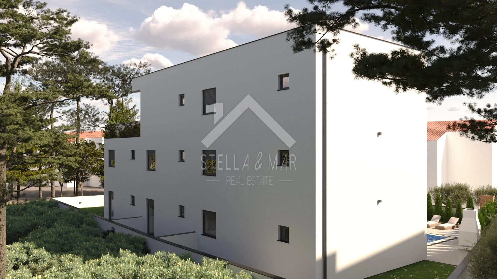 troetažni apartman sa velikim terasama - vir, centar - slika 4
