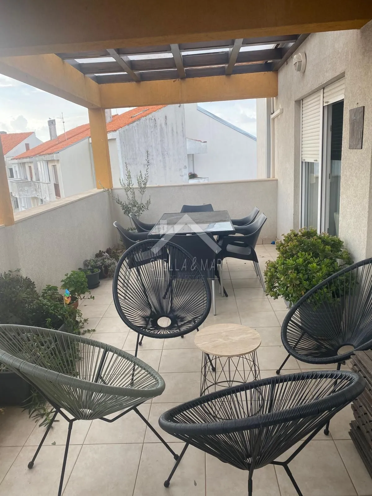 stan sa tri spavaće sobe, namješten, pogled - petrići, zadar - slika 20