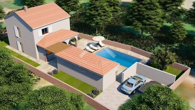 kuća sa bazenom i pomoćnim objektom - lovinac - slika 3