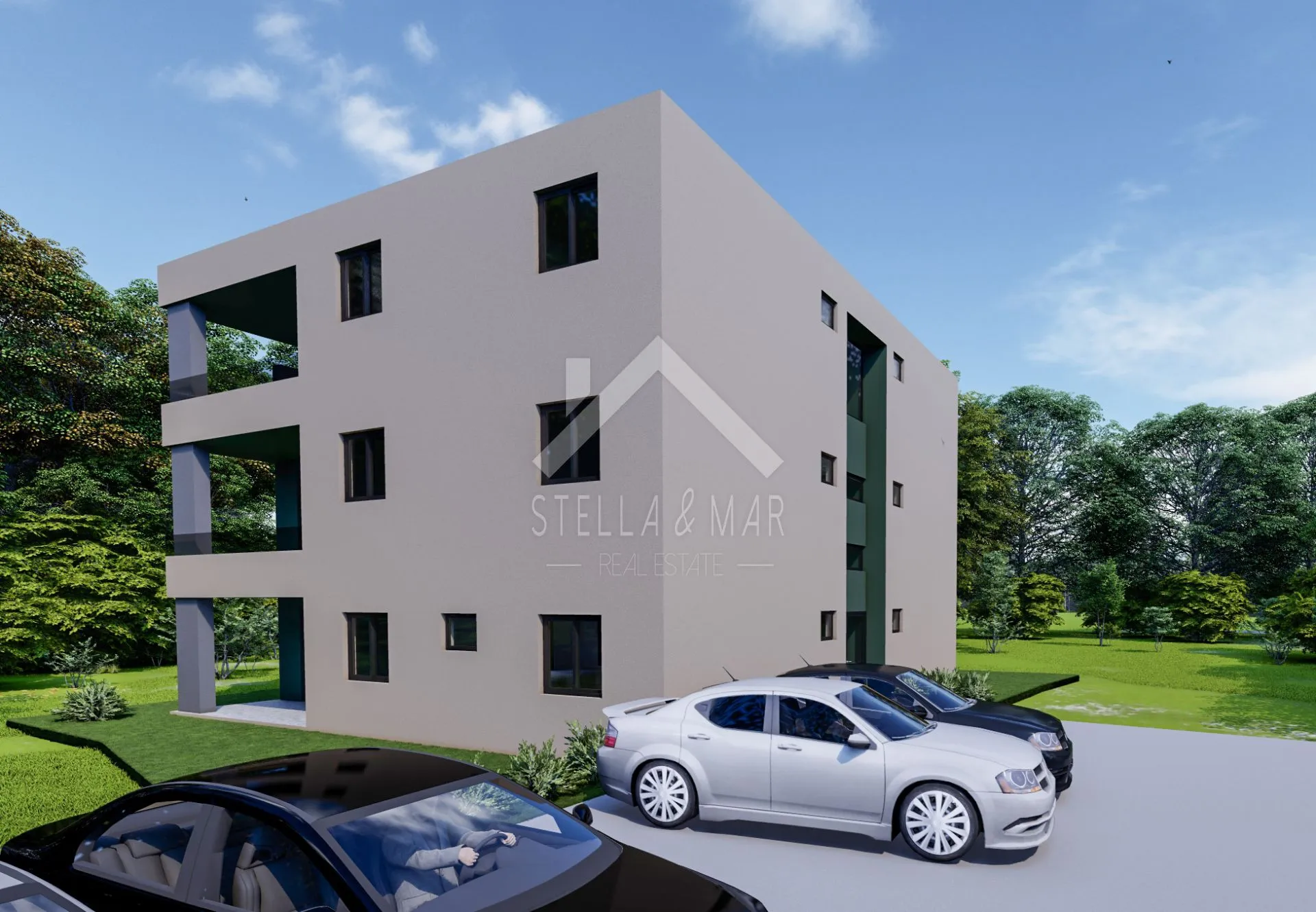 dvoetažan stan 140m2, 5 soba, u centru - vir, centar - slika 11
