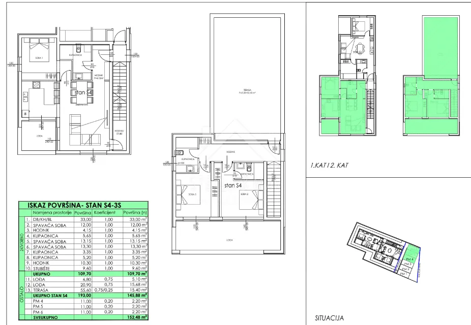dvoetažni apartman, 80m do mora - vir - slika 8
