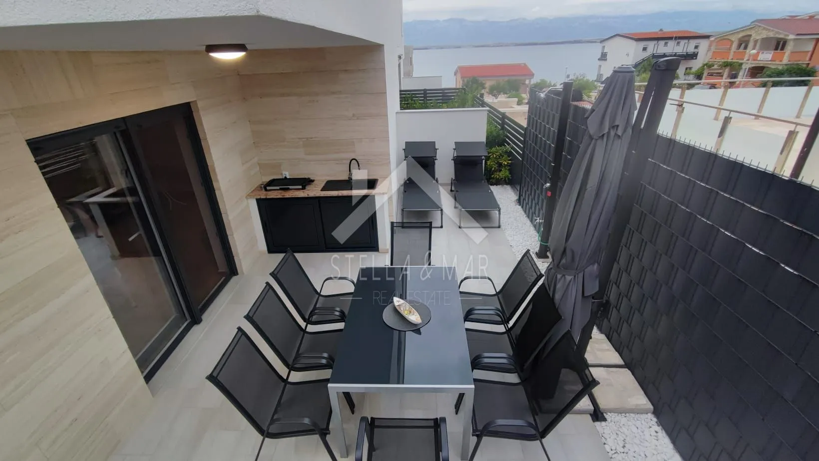 prekrasna kuća u nizu, pogled na more - vir - slika 13