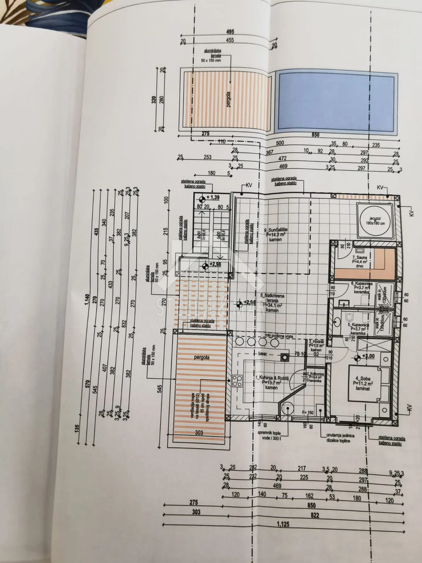 luksuzna villa sa bazenom u centru - vir - slika 56