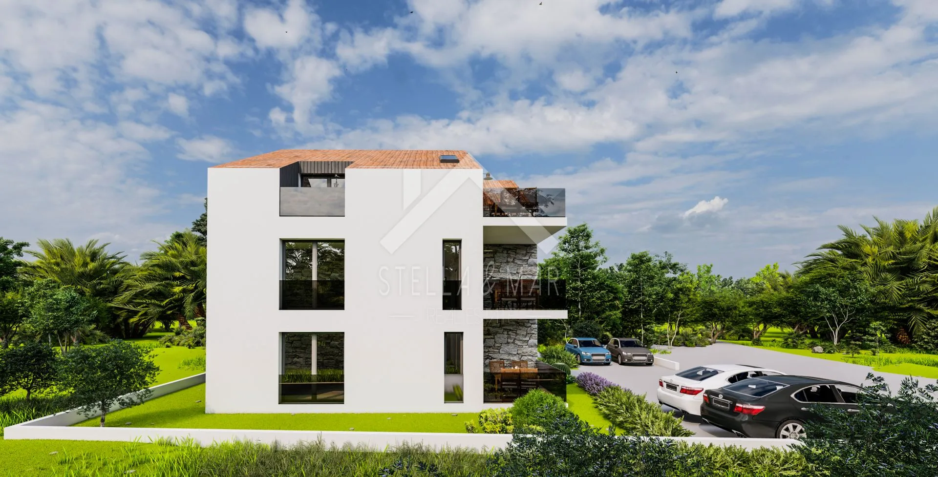 prostrani apartman u novogradnji, 100m do mora - vrsi - slika 3