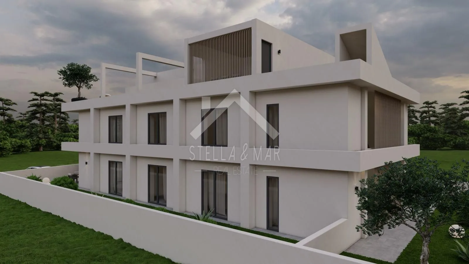 luksuzni apartman sa bazenom i vrtom prvi red do mora rtina, prizemlje ( ražanac) - slika 7