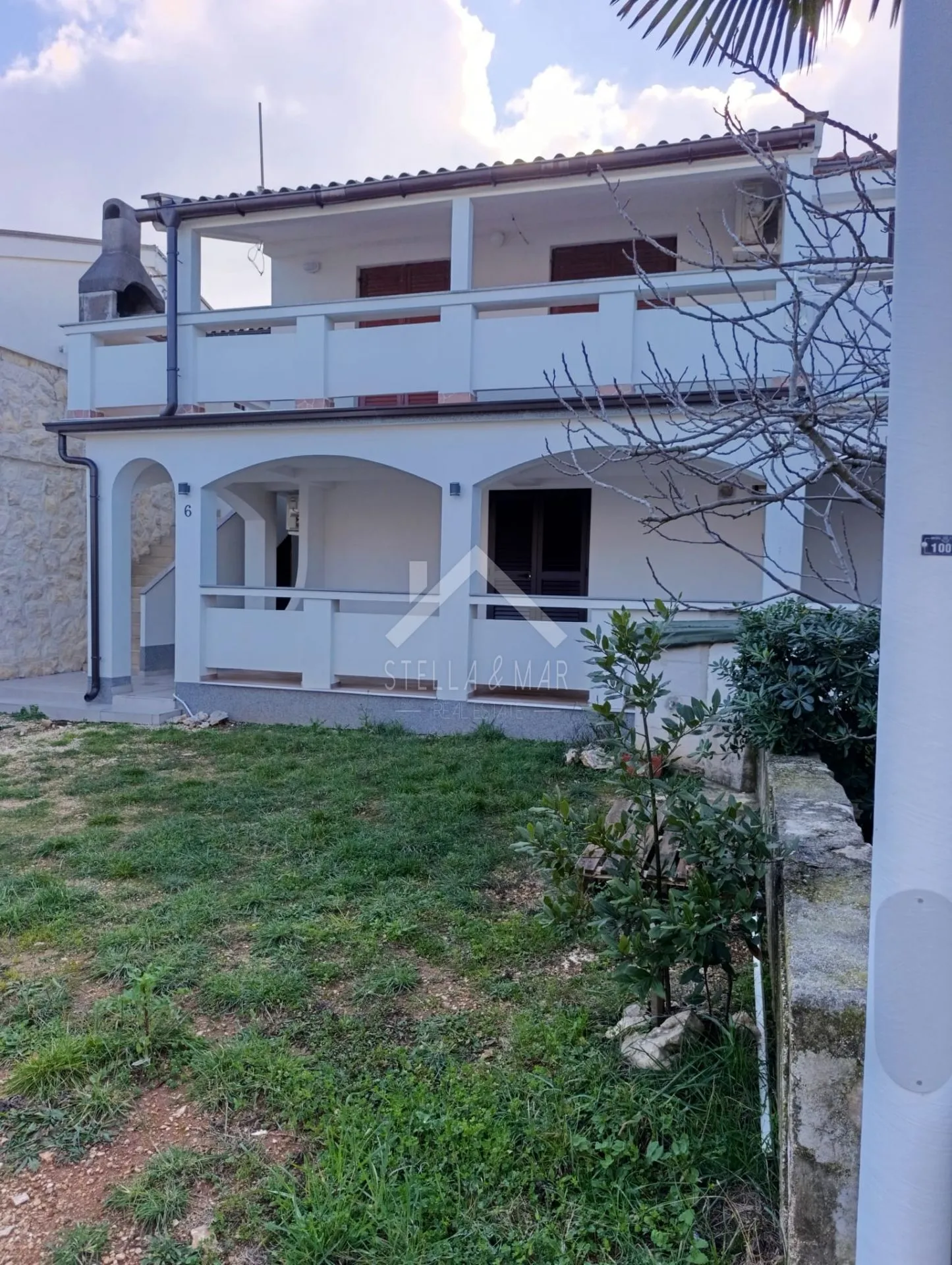 kuća sa dva stana 240m do mora, pogled - vir - slika 2