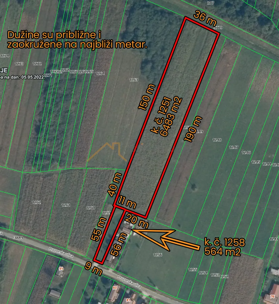 zemljište, dugo selo, prozorje, prozorska ulica 55 000 € - slika 6