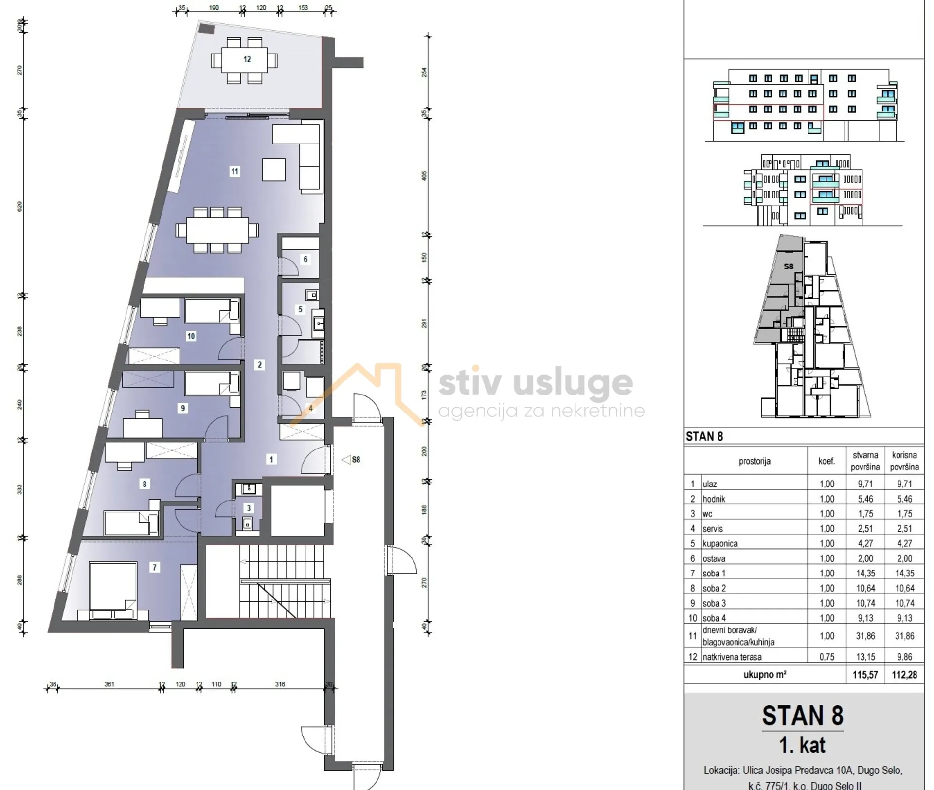 stan 8 112.2 m² – dugo selo, ulica josipa predavca - slika 7