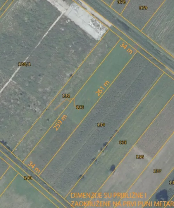 građevinsko zemljište – gospodarske namjene, leprovica 8763 m2 - slika 4