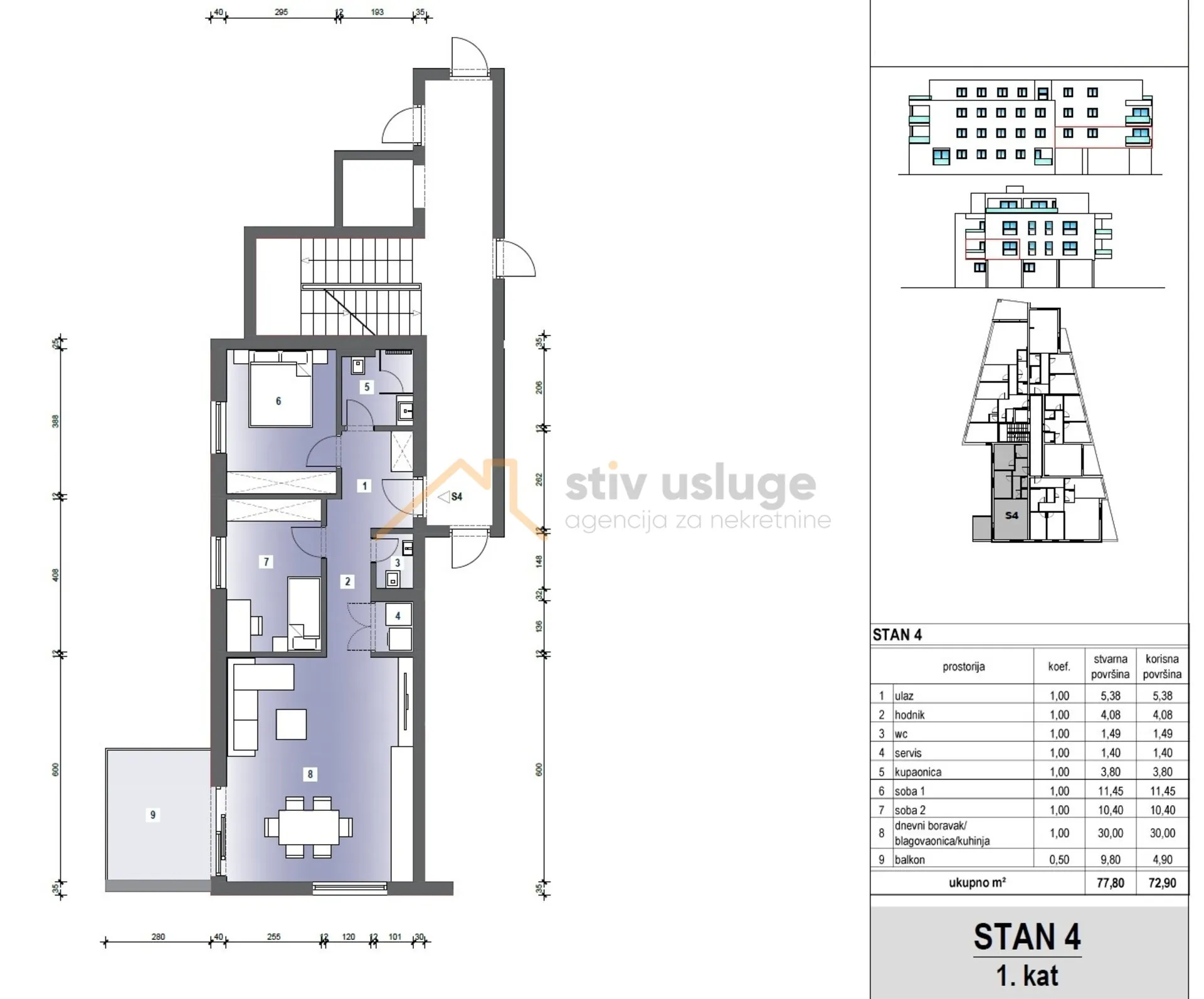 stan 4 72.9 m² – dugo selo, ulica josipa predavca - slika 8
