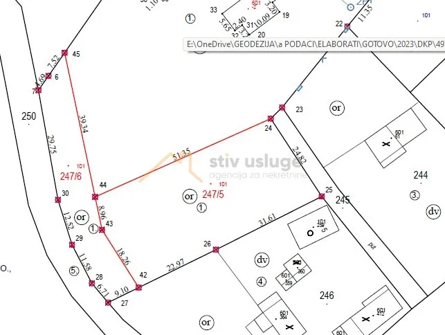 prodaja, zemljište, prečec, vidićeva ulica 1394 m2 11 €/m2 - slika 3