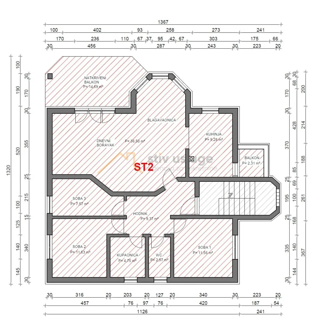 stan, kopčevec, ulica ružmarina, 94 m2 + 181 m2 vrta - slika 12