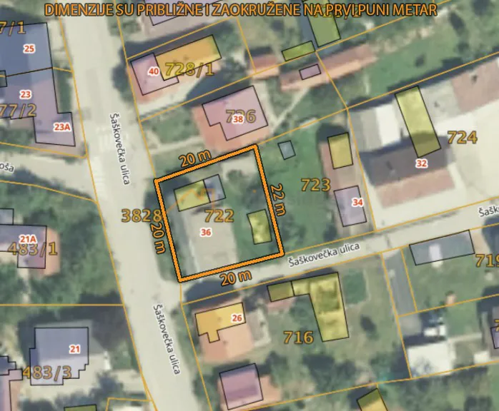 kuća za adaptaciju dugo selo, šaškovečka ulica parcela 402 m² - slika 7