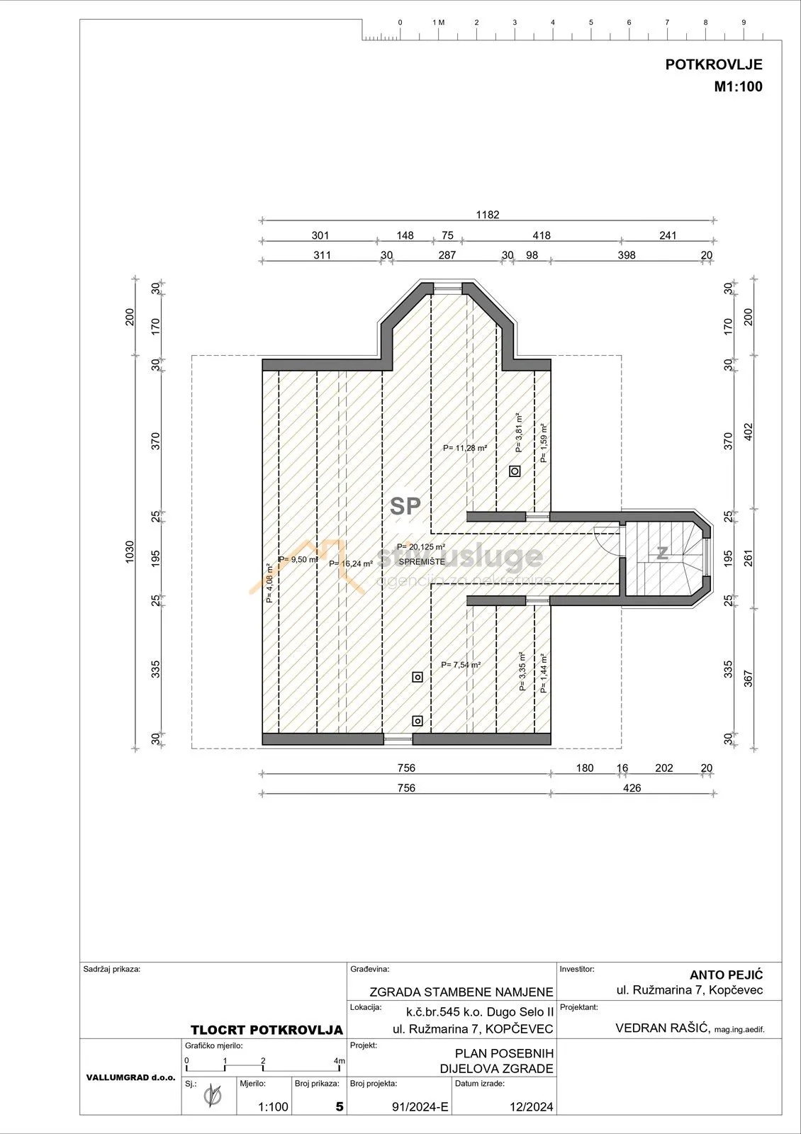 stan, kopčevec, ulica ružmarina, 94 m2 + 181 m2 vrta - slika 17