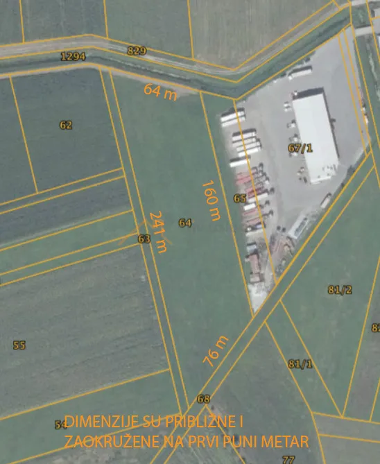 građevinsko zemljište – gospodarske namjene, leprovica 11441 m2 - slika 5
