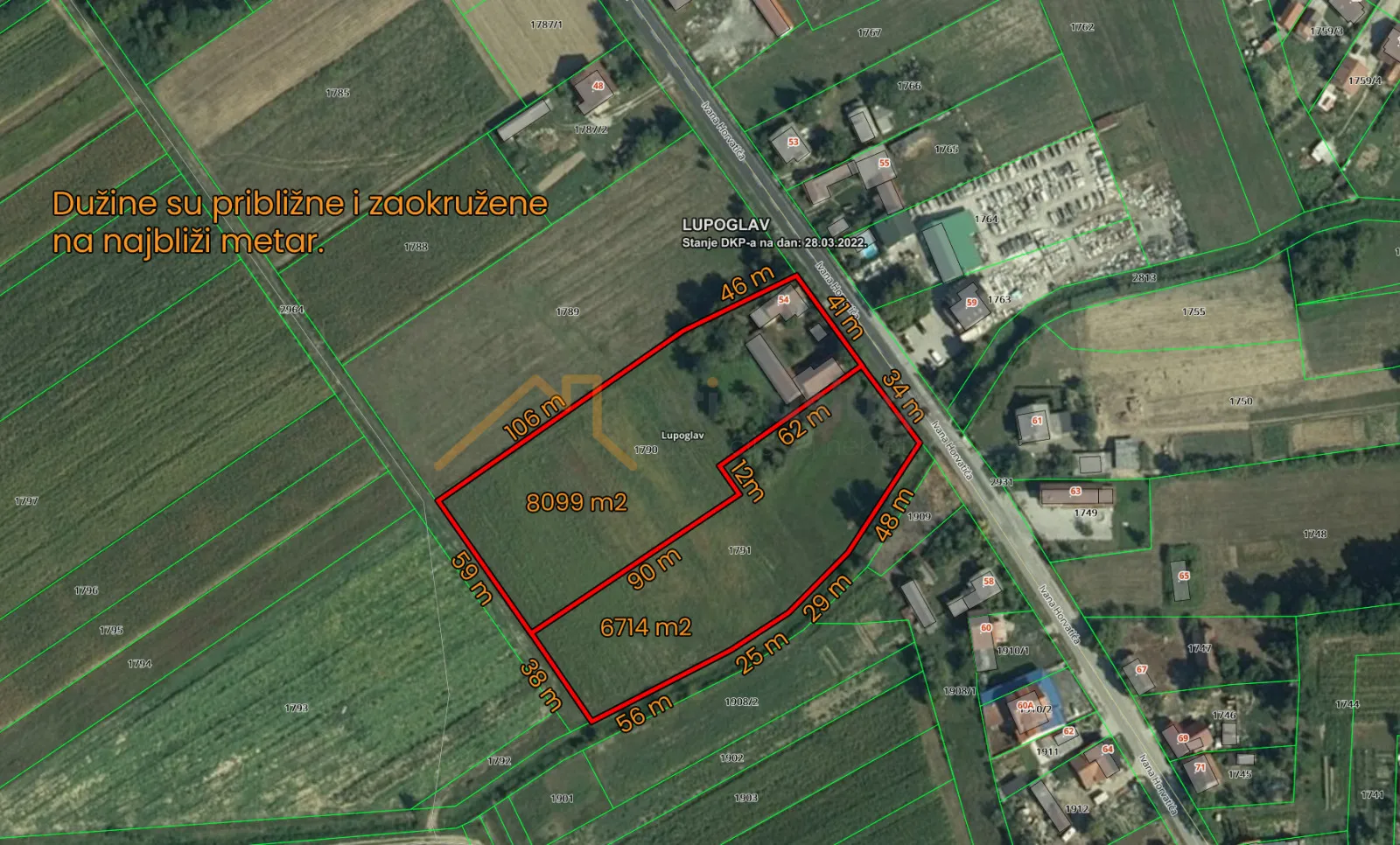 prodaja, kuća sa 2 štale, pomoćnom zgradom i oranicom, lupoglav, - slika 12