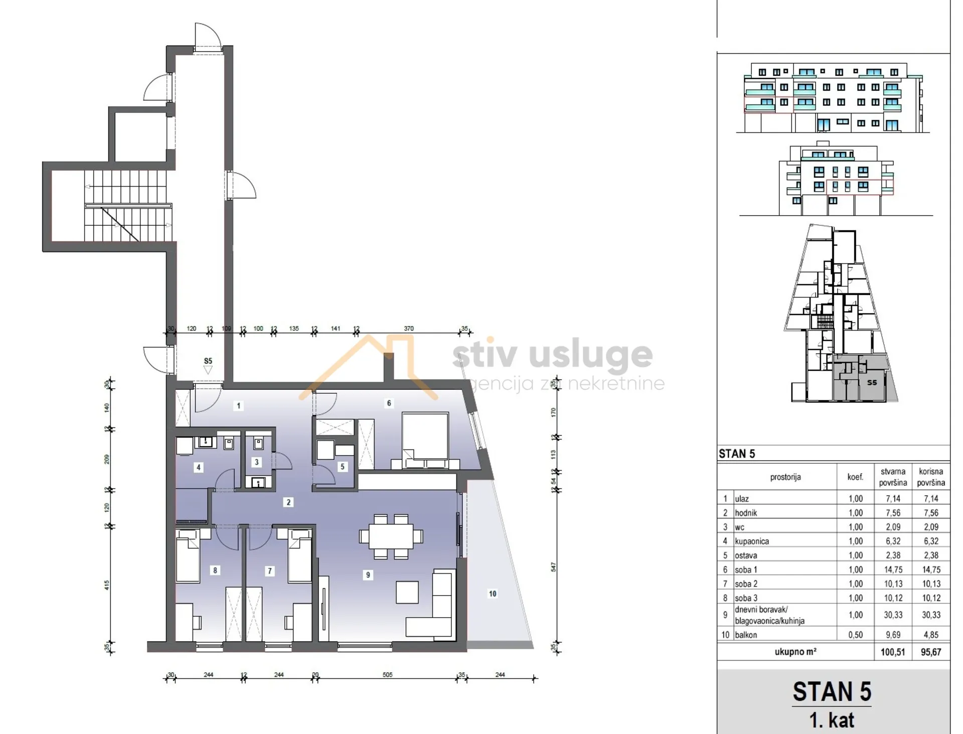 stan 5 95.6 m² – dugo selo, ulica josipa predavca - slika 7