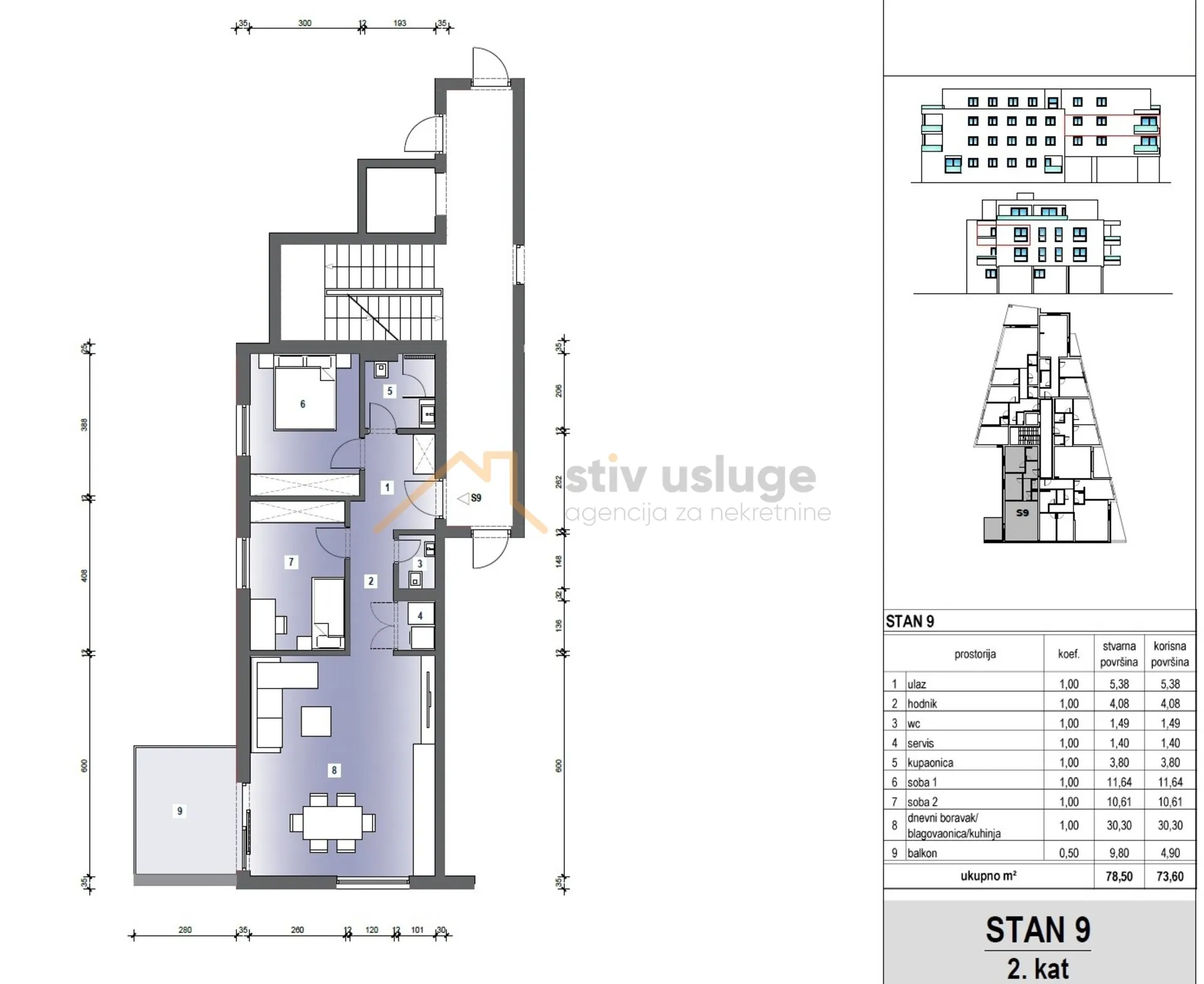 stan 9 73.6 m² – dugo selo, ulica josipa predavca - slika 8