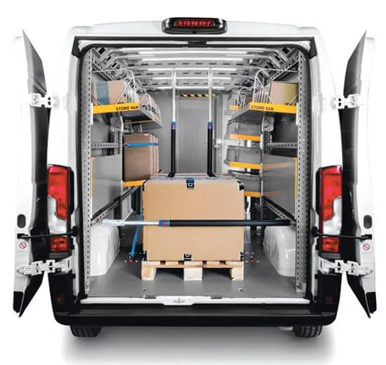 police za kombi vozila | store van | 3d projektiranje i montaža - slika 7
