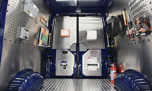 police za kombi vozila | store van | 3d projektiranje i montaža - slika 8